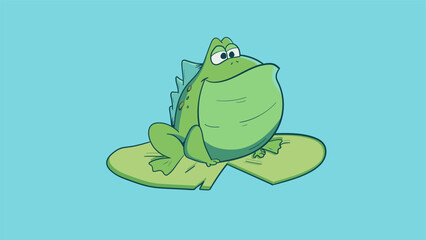 Mutant Frog Chill In The River