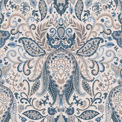 Abstract floral ornaments, flowers and blossom