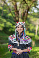 Miao Woman In Traditional Dress