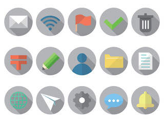 メールに関連したアイコンのセット