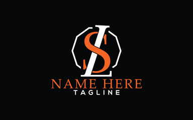 SL Initial Letters Logo Monogram Vector