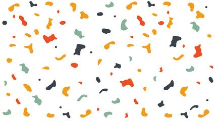 Colorful terrazzo seamless pattern