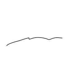 Scribble Line Quote Decortion 