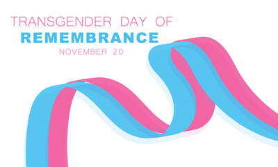 Transgender Day of Remembrance. background, banner, card, poster, template. Vector illustration.