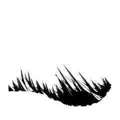 Bottom Border With brush Strokes 