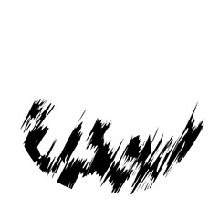 Bottom Border With brush Strokes 