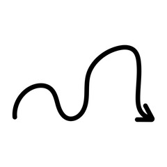 Abstract Line Arrow