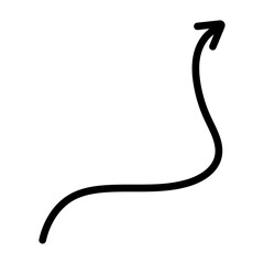 Abstract Line Arrow