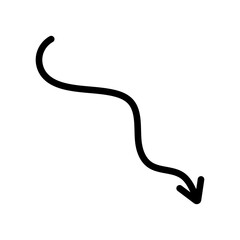 Abstract Line Arrow