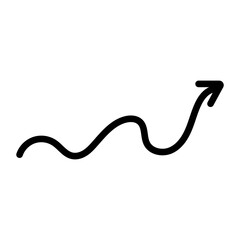 Abstract Line Arrow