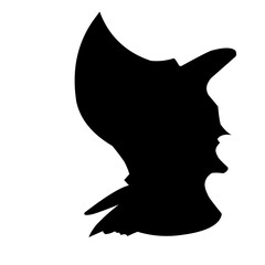 Witch head Silhouette 