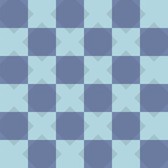 The blue tone pattern background , Pattern design with endless square shape ,
Seamless geometric simple patterns for web, tablecloth, gift wrap.