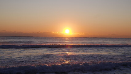 sunrise on the beach