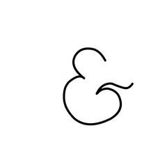 Hand Drawn Ampersand 