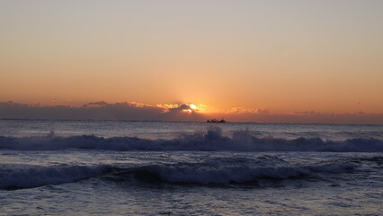 sunrise on the beach