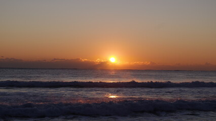 sunrise on the beach
