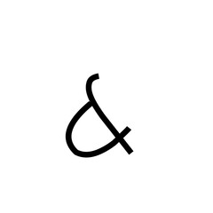 Hand Drawn Ampersand 