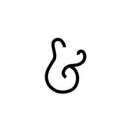 Hand Drawn Ampersand 