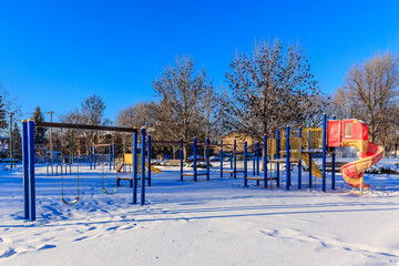 Exhibition Park in the city of Saskatoon, Canada