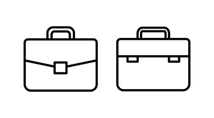 Briefcase icon vector. Portfolio vector icon. suitcase icon