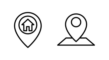 Address icon vector. location icon. address symbol. pin