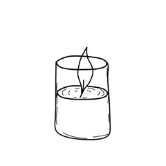 Burning Aromateraphy Candle 