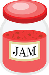 Jam vector image or clip art