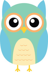 Owl cartoon vector image or clip art