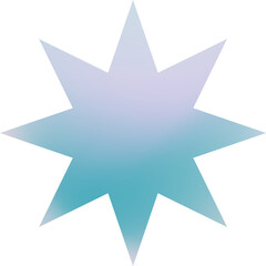 Obraz premium Gradient shape