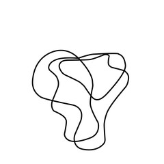 Contured Simple Free Wave Shape 