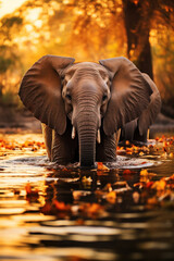 Elephant, Wildlife Photography, Generative AI