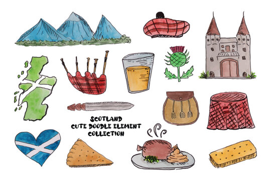 Edinburgh Restival Fringe Doodle Element