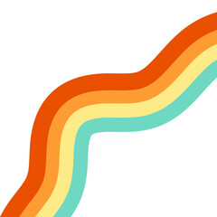 Retro Rainbow Corner