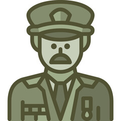 commander two tone icon