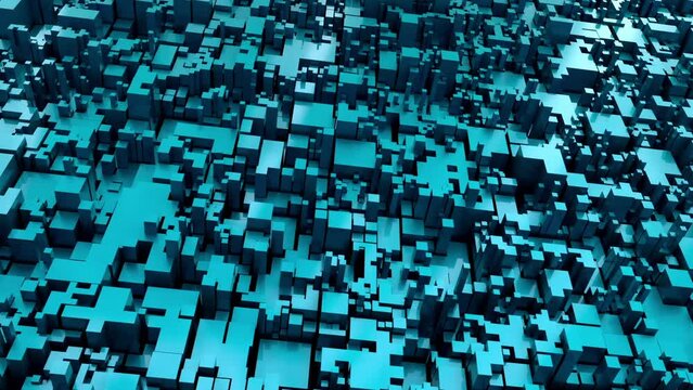 A puzzle Boxes Background, It can be used for science and technology, construction, engineering projects, corporate presentations, etc.