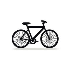 Bicycle. Bike icon vector. Cycling concept. Sign for bicycles path Isolated on white background. Trendy Flat style for graphic design, logo, Web site, social media, UI, mobile app, EPS10