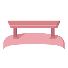 Illustration of Car Spoiler Flat Icon