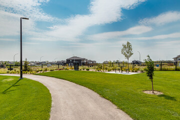 Obraz premium Fairhaven Extension Park in the city of Saskatoon, Canada