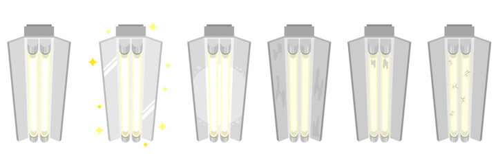 蛍光灯セット※Affinity Designer作成svgファイル