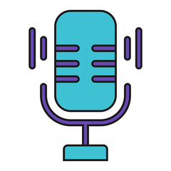 Flat Podcast Icon