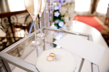 wedding rings as a symbol of love and happyness