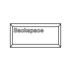 Backspace button icon