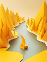 river illustration 