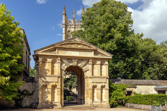 The Danby gateway, Oxford Botanic Garden, Oxfordshire, England