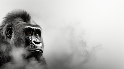 Majestic Gorilla Amidst the Verdant Forest