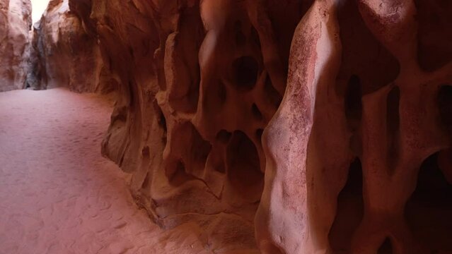 Weathered sandstone Tassili N'Ajjer National Park Tadrart Rouge Algeria