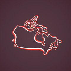Canada - Outline Map