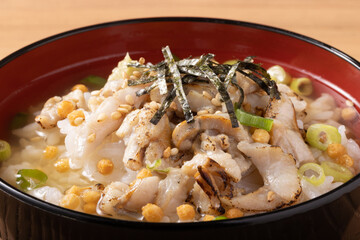 炙り鯵の茶漬け