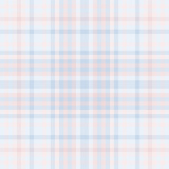 Seamless check fabric of vector textile pattern with a tartan background plaid texture.