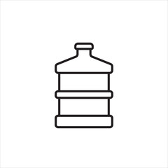 drinking water bottle icon vector illustration symbol